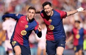 西甲进球榜:巴萨22球领跑 皇马马竞紧随