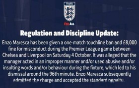 禁赛、罚款!切尔西遭重击,没有主帅或许更妙,马雷斯卡承认现实